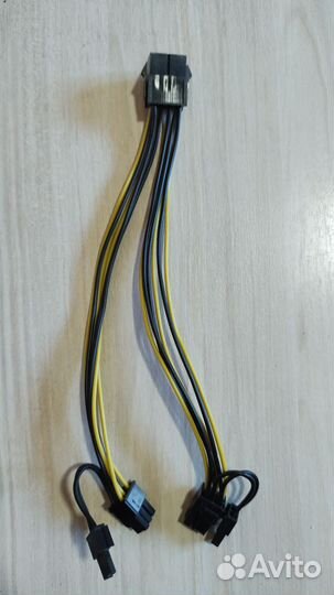 Переходник CPU 8PIN to 2 х(6+2) PCI-E