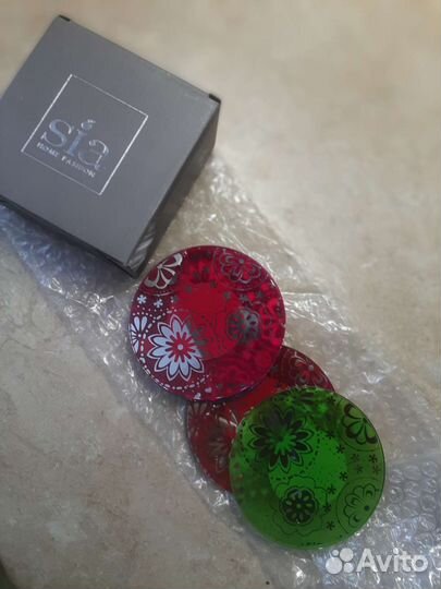 Подставки стеклянные