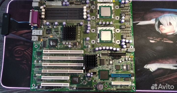 Intel SE7501BR2 Server Board + процессоры SL73L