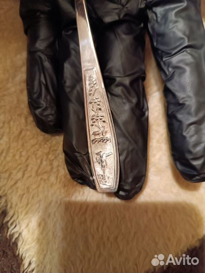 Серебряная чайная ложка 875 проба