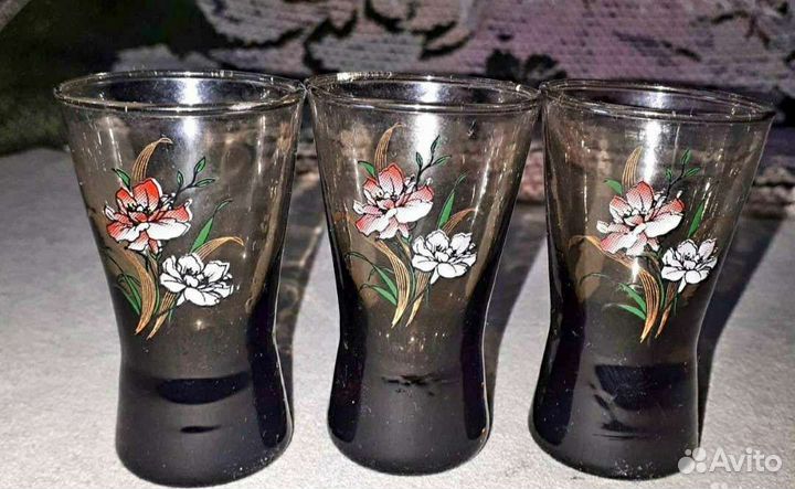 Хрустальные стаканы/рюмки/бокалы Чехия СССР