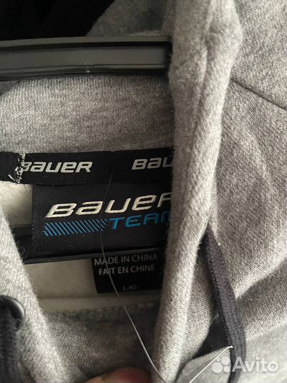 Толстовка bauer perfect hoodie BLK