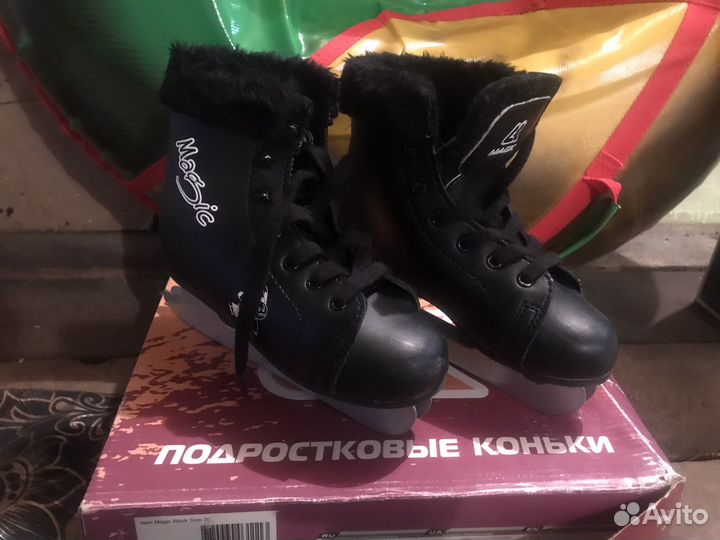 Коньки детские двухполозные размер 30