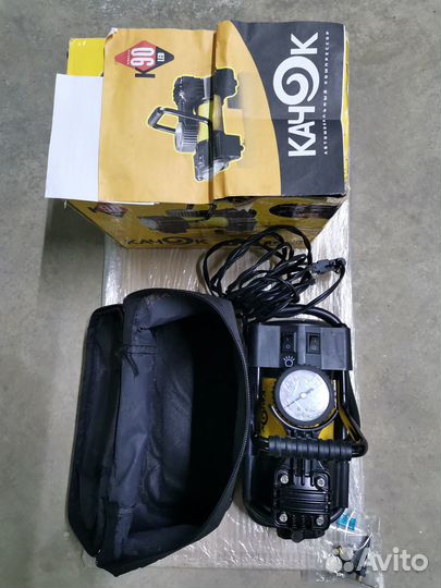 Компрессор автомобильный Качок К90 Led