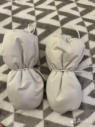 Зимние варежки без пальчика