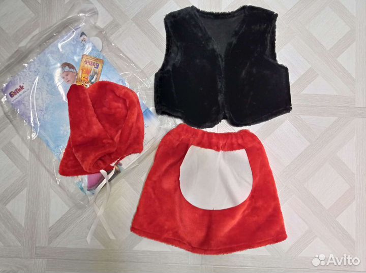 Новый Новогодний Костюм Красная Шапочка