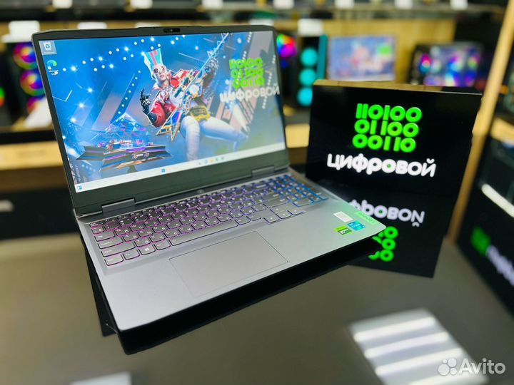 Игровой ноутбук Lenovo i5-12/RTX 3050 6Gb/DDR5-16