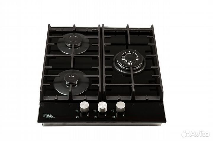 Газовая варочная поверхность Oasis P-3GBT (B)