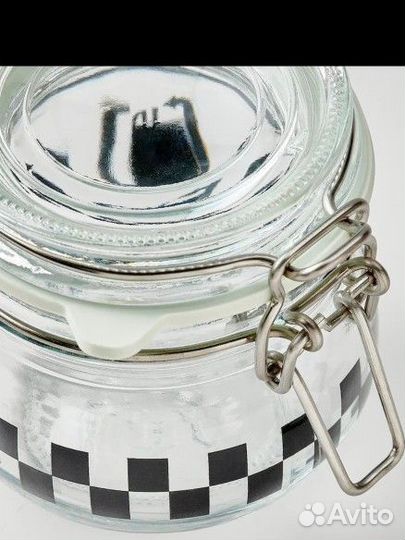 Набор банок korken iкеа коркен,3х130 мл