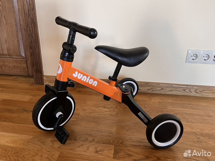 Детский велосипед/беговел-трансформер 3 в 1 junion