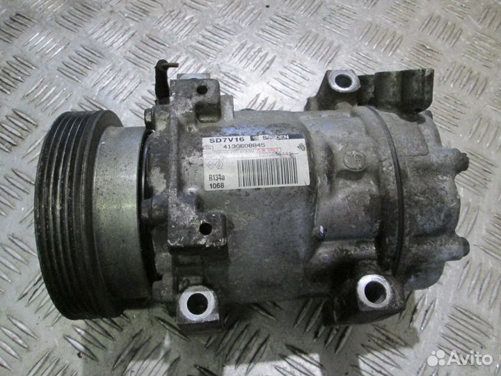 Компрессор кондиционера Рено Логан Сандеро 1 1.6