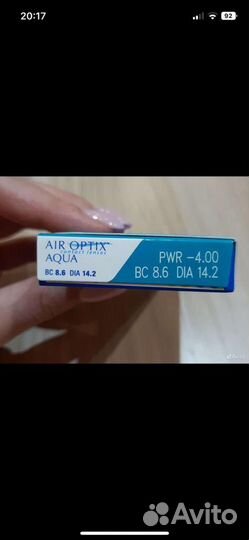 Линзы для глаз air optix