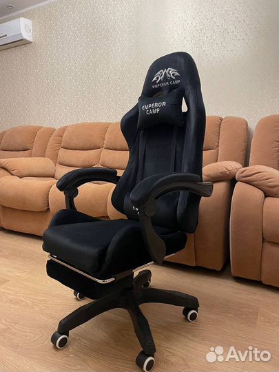 Компьютерное кресло велюр новое