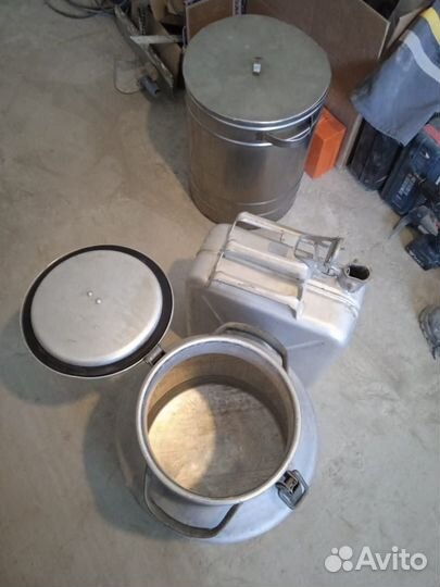 Фляга алюминиевая, канистра, пишевой бочонок