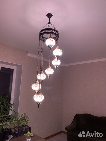 Турецкая марокканская мозаичная люстра