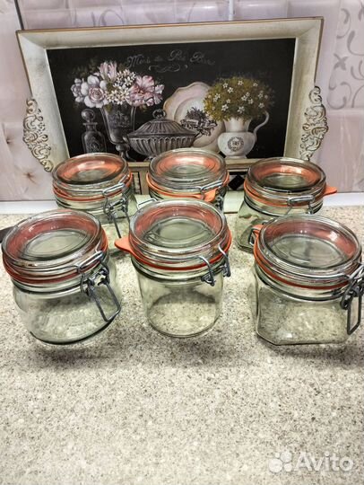 Бутылки стеклянные с пробкой