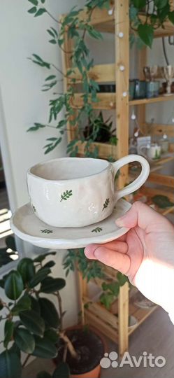 Чашка с блюдцем