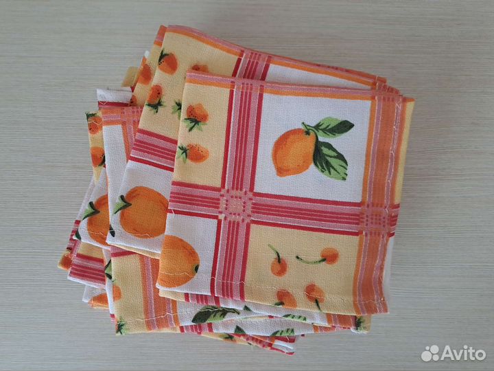 Скатерть новая хлопок и набор 12 салфеток