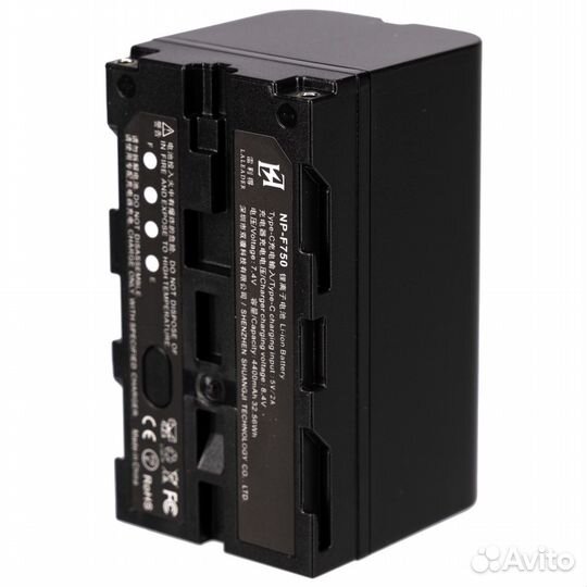 Аккумулятор Laleader NP-F750 4400mAh с разъемом Ty