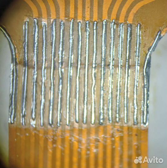 Пайка под микроскопом плат, шлейфов, компонентов