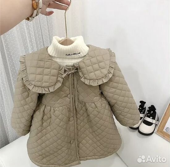 Коасивое пальтишко на весну для малышки