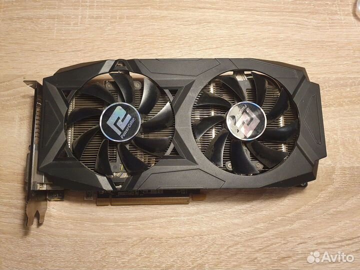 Видеокарта rx580 4gb PowerColor Red Dragon