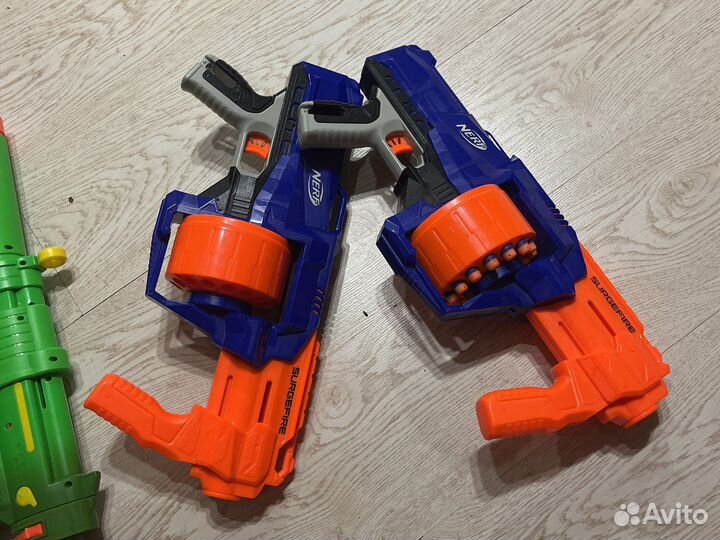 Nerf surgefire 2 штуки