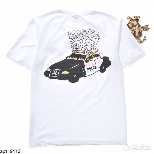 Футболка ripndip белая