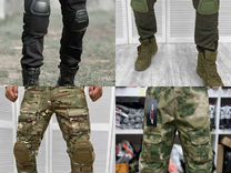 Тактические боевые брюки с наколенниками