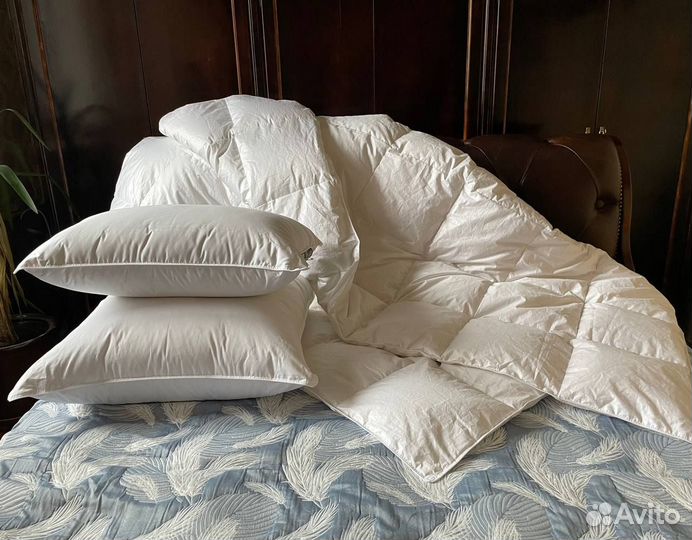 Подушки одеяла пух экстра гусь