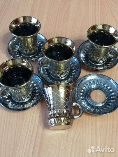 Чашка с блюдцем кофейный сервиз