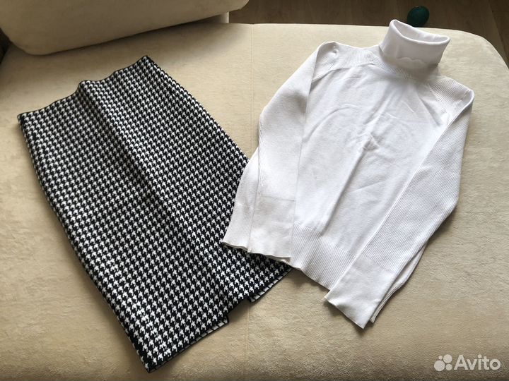 Водолазка и юбка