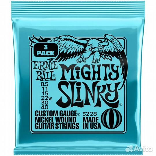 Струны для электрогитары Ernie Ball 3228 Nickel Wo
