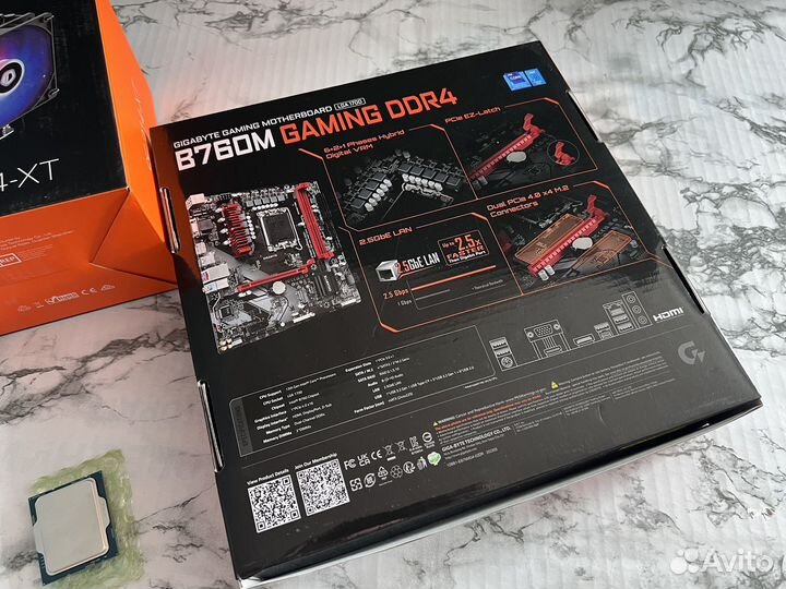Новый комплект i5 12400F/B760M gaming