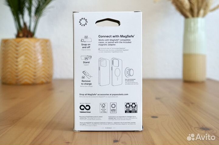 Popsockets PopGrip MagSafe Blue (Новый, Оригинал)