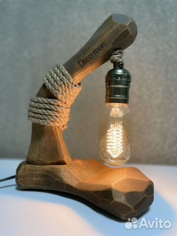 Светильник «Лапа» лофт. Массив. Подарок