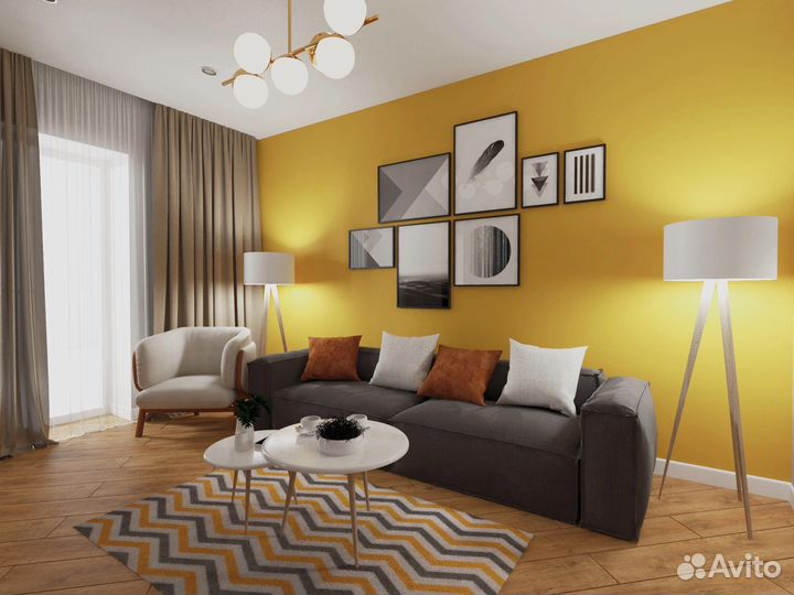 Дизайн интерьера офиса магазина коттеджа