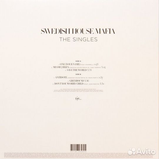 Виниловая пластинка swedish house mafia - THE sing