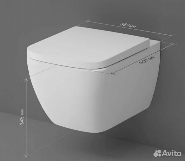 Инсталляция Am.Pm MasterFit IS100251.901701 с клавишей, хром, унитаз подвесной Am.Pm Gem, безободков