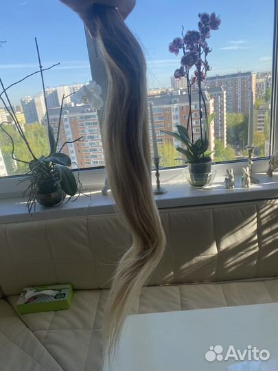 Волосы для наращивания натуральные бу