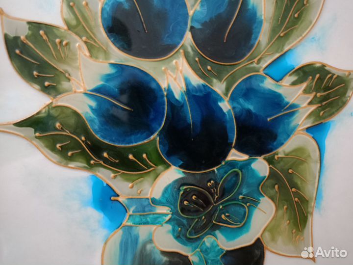 Картина витражная роспись