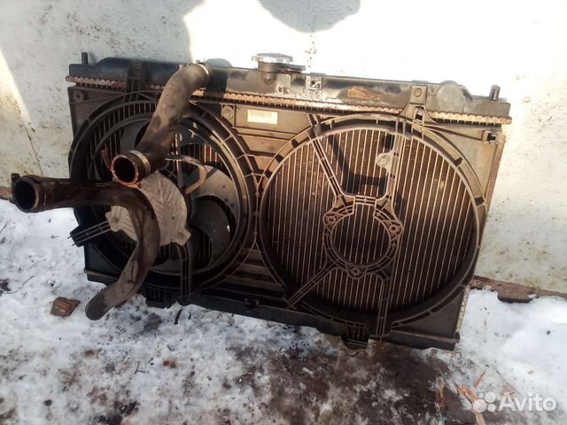 Nissan almera n16 вентилятор с дифузором