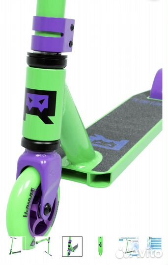 Новый Трюковой самокат Rrampa 180 Al