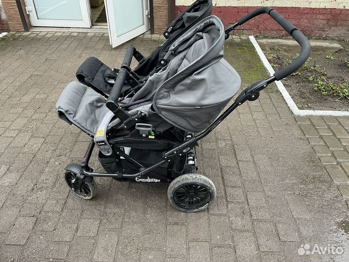 Коляска для двойни emmaljunga