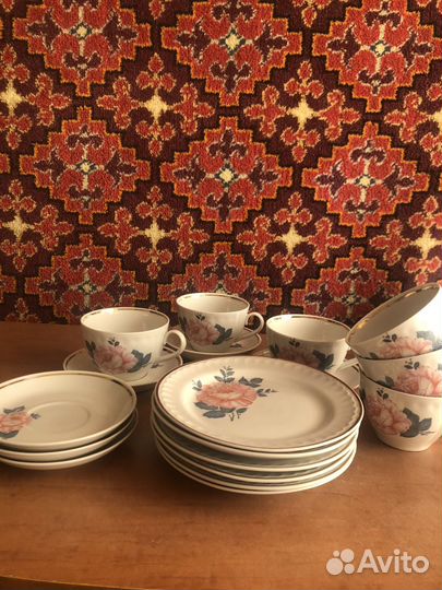 Сервиз чайный фарфор СССР