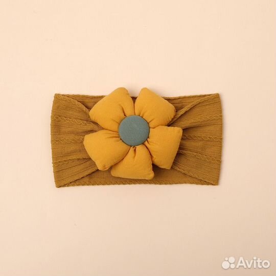 Повязка на голову для девочки новая 0-3