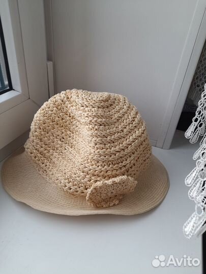 Шляпа соломенная