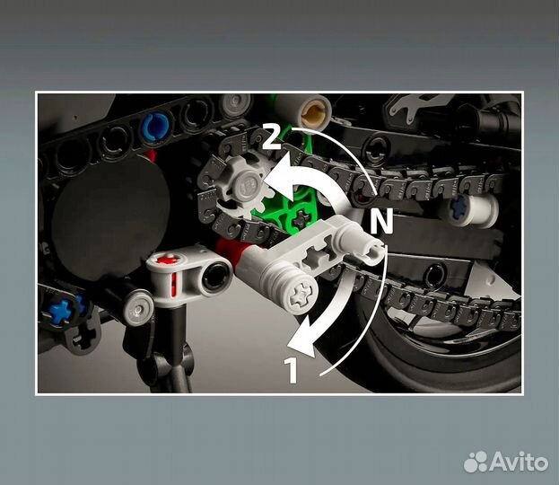 Lego Technic Мотоцикл Kawasaki Ninja H2R 42170