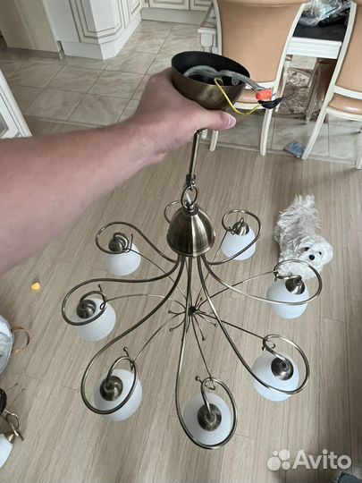 Люстра+2 бра