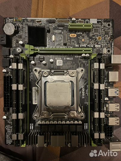 Материнская плата x79m xeon 2650v2 16gb